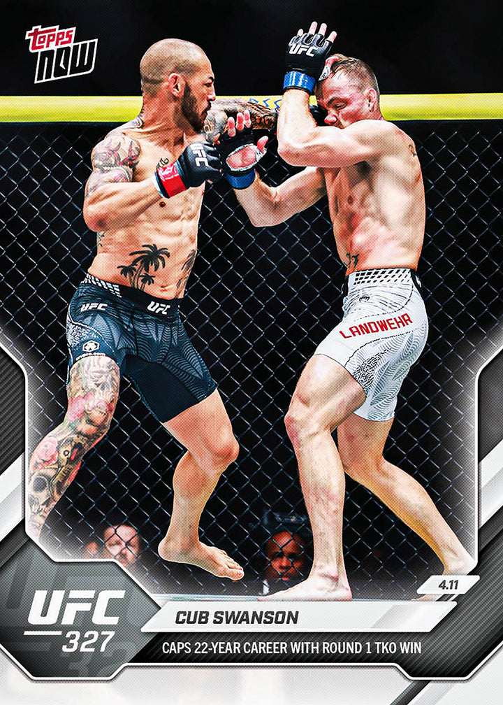 ufc trading card